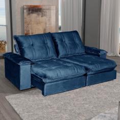 Sofá 5 Lugares 2,90m Retrátil e Reclinável Zyan Bom Pastor