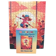 Quebra-cabeça Educativo Esportes Skate Crianças 300 Peças