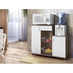 Fruteira Notável Diva New – Nogal Trend e Branco