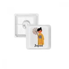 Kit de atualização para jogos com teclado mecânico PBT tradicional japonês feminino