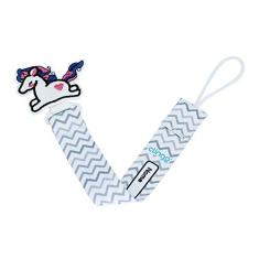 Prendedor de Chupeta - Unicornio, Clingo, Colorido, Tamanho Único