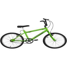 Bicicleta de Passeio Ultra Bikes Esporte Aro 20 Reforçada Freio V-Brake Infantil Juvenil Verde Kw