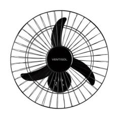 Ventilador de Parede 50CM 127V NEW Preto Ventisol, 110V
