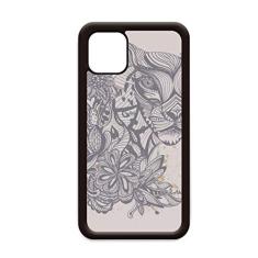 Capa de desenho de leopardo para iPhone 11 Pro Max para Apple Mobile Case