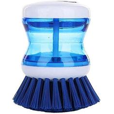 Utensílios De Cozinha Azul Escova Com Dispenser Para Detergente Prático Lava Louças Moderno Top Rio