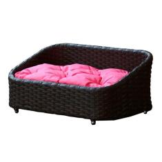 Cama Pet Chaise Pet Retangular Fibra Alumínio Cão E Gato Argila