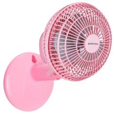 Ventilador Mini 20cm Ventimais Turbo 2 Vel Rosa/Prata 220v