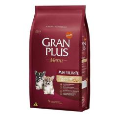 Ração Gran Plus Menu Cães Filhotes Mini Frango Arroz 3Kg - Guabi