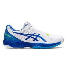 Tênis Asics Solution Speed 2 Branco-Azul Masculino-Masculino