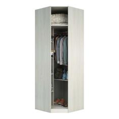 Guarda Roupa 83,8cm 5 Prateleiras 1 Cabideiro Legno Crema