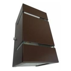 Arandela Frisos Parede Muro Externa Interna 1318M - Marrom