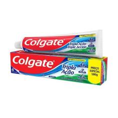 Creme Dental Colgate Tripla Ação 180g Embalagem com 12 Unidades