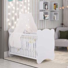 Berço Infantil 7000 Urso Móveis Percasa Branco