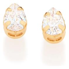 Brinco Infantil Formado Por 2 Zircônias (pa 525929 - Rommanel, Branco,