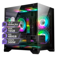 PC Gamer MRP Informática Processador Intel Core I7 3.4ghz SSD 480gb Me