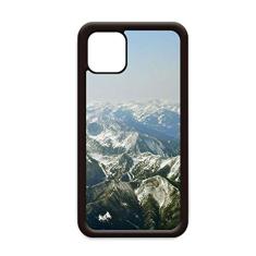 Capa Snow Winter Mountains Forest Outdoor Sky para iPhone 11 Pro Max para Apple Mobile Case Shell