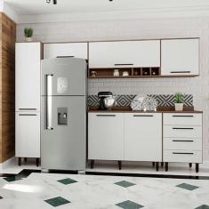 cozinha compacta evolution 7 pt 4 gv branco e tannat