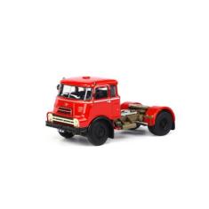 Miniatura caminhão antigo wsi daf 2000 do 4x2 13-1026 1/50, Vermelho