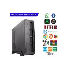 Computador Pc Slim - Core I3 4GEN, 8gb, Ram, Ssd240gb - Windows 10 Pro