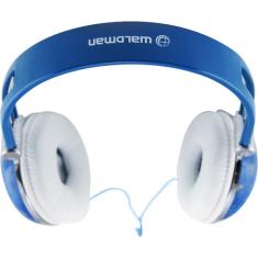 Fone de Ouvido Waldman Headphone Azul e Branco Soft Gloves SG-10-CBF/BL