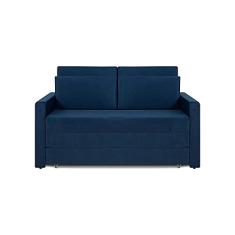 Sofá Cama Castor Casal Salerno Max Suede Azul