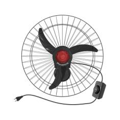 Ventilador de Parede Oscilante Good 60cm Aço Preto Ponente, Bivolt