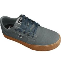 Tênis Dc Shoes Anvil TX LA Grey Black-Unissex