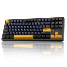 Teclado mecânico sem fio aula F87 75% tkl rgb retroiluminado