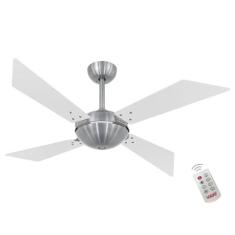 Ventilador Tecno Off Branco 220V e Controle Remoto - CASAH, 220V