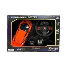 Carrinho Racing Control Raptor Laranja Multikids - BR1337