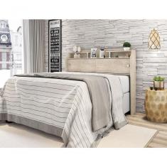 Cabeceira Box Casal 1,38cm Elisa Amarula - Framar Móveis