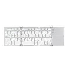 Mini Teclado Bluetooth Dobrável com Touchpad - Portátil para Android, 