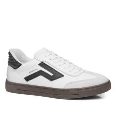 Tênis Pegada Feminino em Couro Branco 211154-03-Feminino