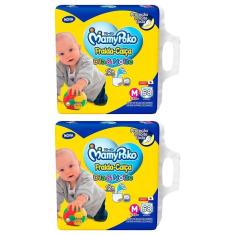 Fralda Calça Descartável MamyPoko Dia&Noite | Giga M 68 Tiras - Embalagem com 2 Unidades