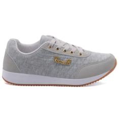 Tênis Feminino Casual - Vanelli, 38, Cinza claro