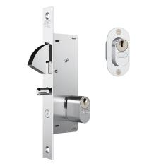 Fechadura Porta De Correr 940 Inox Stam