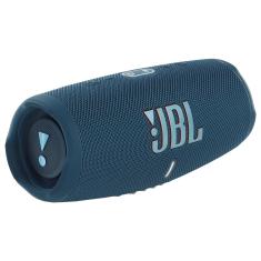 Caixa de Som Portátil JBL Charge5 com Powerbank, à Prova D'água - Azul
