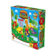 Blocos de Montar Montando Meu Zoológico 48 Peças GGB Plast