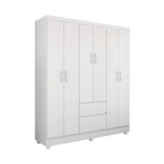 Guarda-Roupas Solteiro 6 Portas 2 Gavetas Multimóveis CR35193