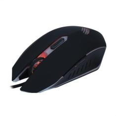 Mouse Gamer Action 6 Botoes Led 7 Cores Oex Game Ms300 Preto