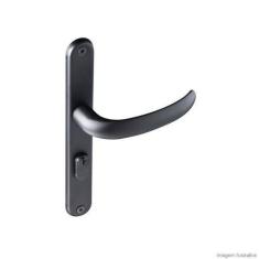 Fechadura 603 Com Espelho Preto 22MM - Pado