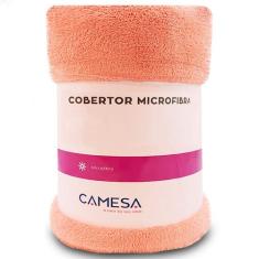 Manta Casal 180x220cm Microfibra Soft Macia Fleece Camesa, ROSE