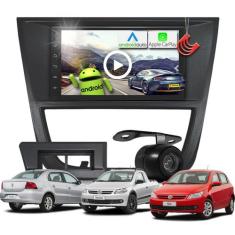 Combo Kit Central Multimidia Android MP5 7 polegada +Camera ré + Moldu