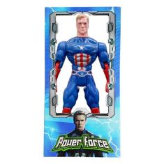 Boneco Super Herói Soldado Articulado Capitão América