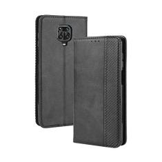 Capa para XIAOMI RedMi Note 9 Pro, capa flip carteira com suporte de couro para XIAOMI RedMi Note 9 Pro, capa de telefone magnética retrô, capa de telefone carteira com compartimentos para cartão