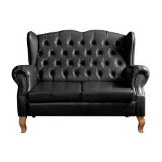 Namoradeira Imperador Sofá Chesterfield Botonê Vintage Decoração Retrô