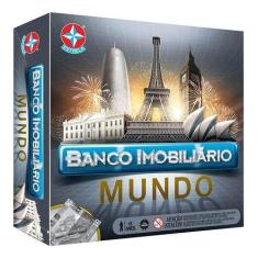 Jogo Banco Imobiliário Mundo Tabuleiro  - Estrela