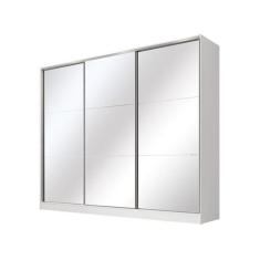 Guarda Roupa Casal 100% MDF com Espelho Madesa Royale 3 Portas de Corr