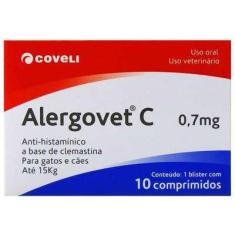 Alergovet C 0.7Mg -10/Comprimidos - Coveli