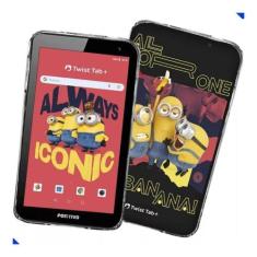 Tablet Positivo Twist Tab+ Minions 64Gb Wi-Fi - Preto, 64GB, Preto